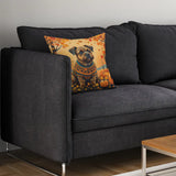 Border Terrier Fall Throw Pillow