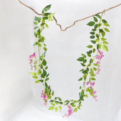 Wisteria Artificial Flower Vine Wreath