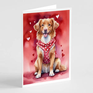 Nova Scotia Duck Tolling Retriever My Valentine Greeting Cards Pack of 8