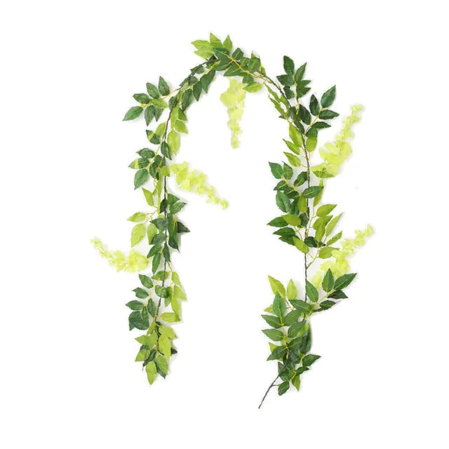 Wisteria Artificial Flower Vine Wreath