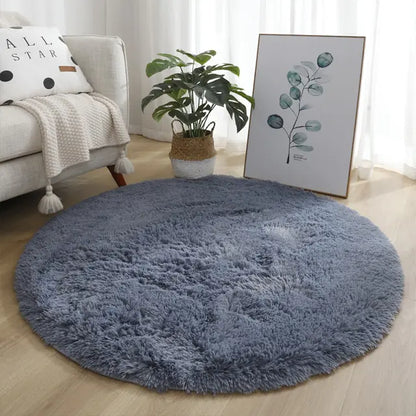 2024 New Warm Thick Round Rug Carpets