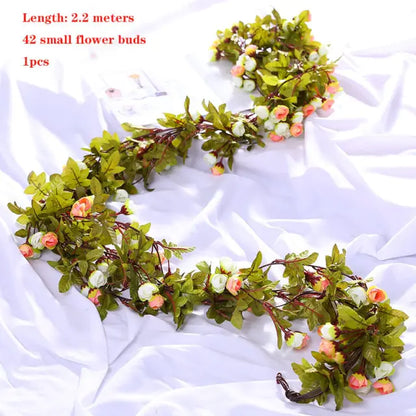 Wisteria Artificial Flower Vine Wreath