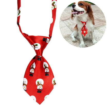 Christmas Dog Necktie