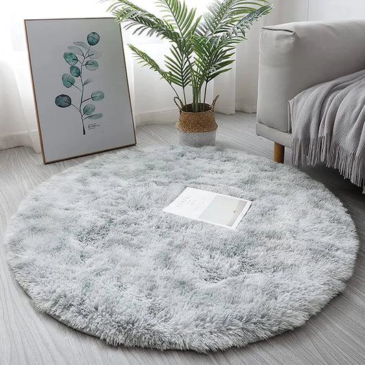 2024 New Warm Thick Round Rug Carpets