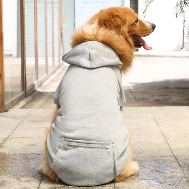 Warm Dog Hoodies for Medium-Large Dogs