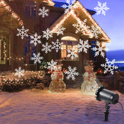 LED Snowflake Laser Projector for Christmas Decor