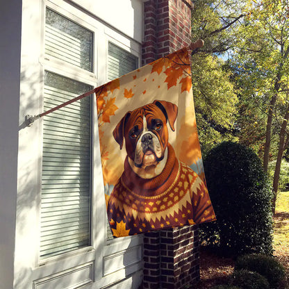 Boxer Fall House Flag