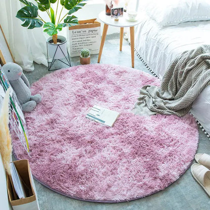 2024 New Warm Thick Round Rug Carpets