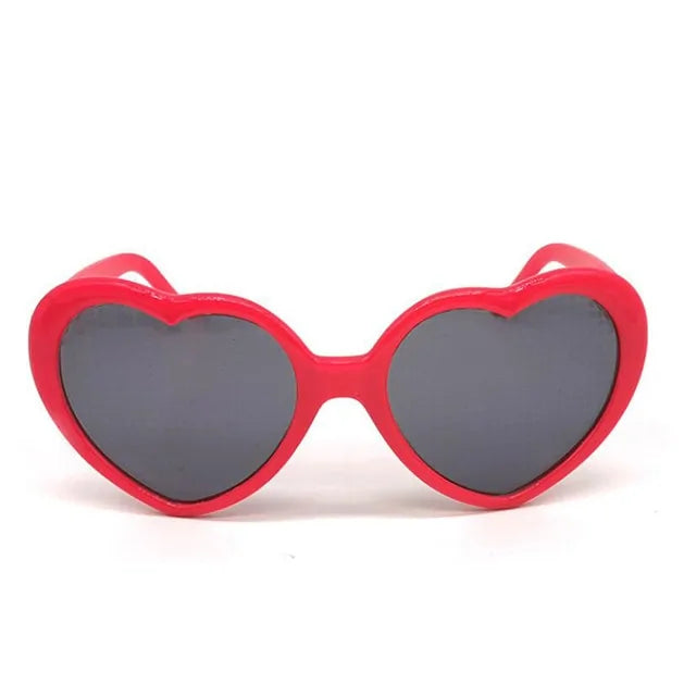 Love Heart Shaped Effects Glasses