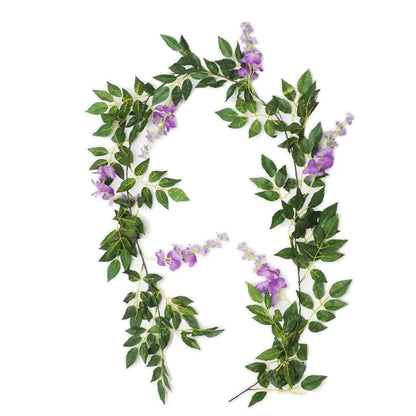 Wisteria Artificial Flower Vine Wreath