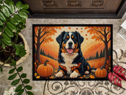 Bernese Mountain Dog Fall Doormat