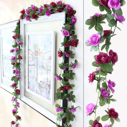 Wisteria Artificial Flower Vine Wreath