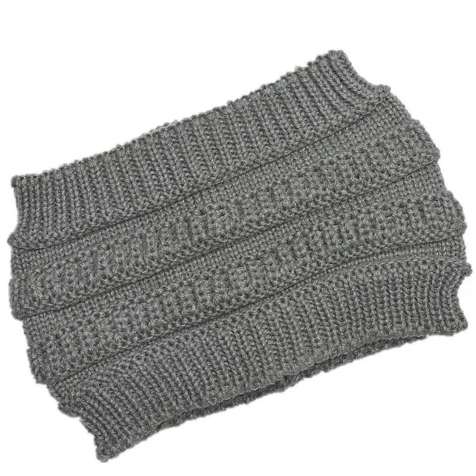 Winter Knitted Ponytail Beanies