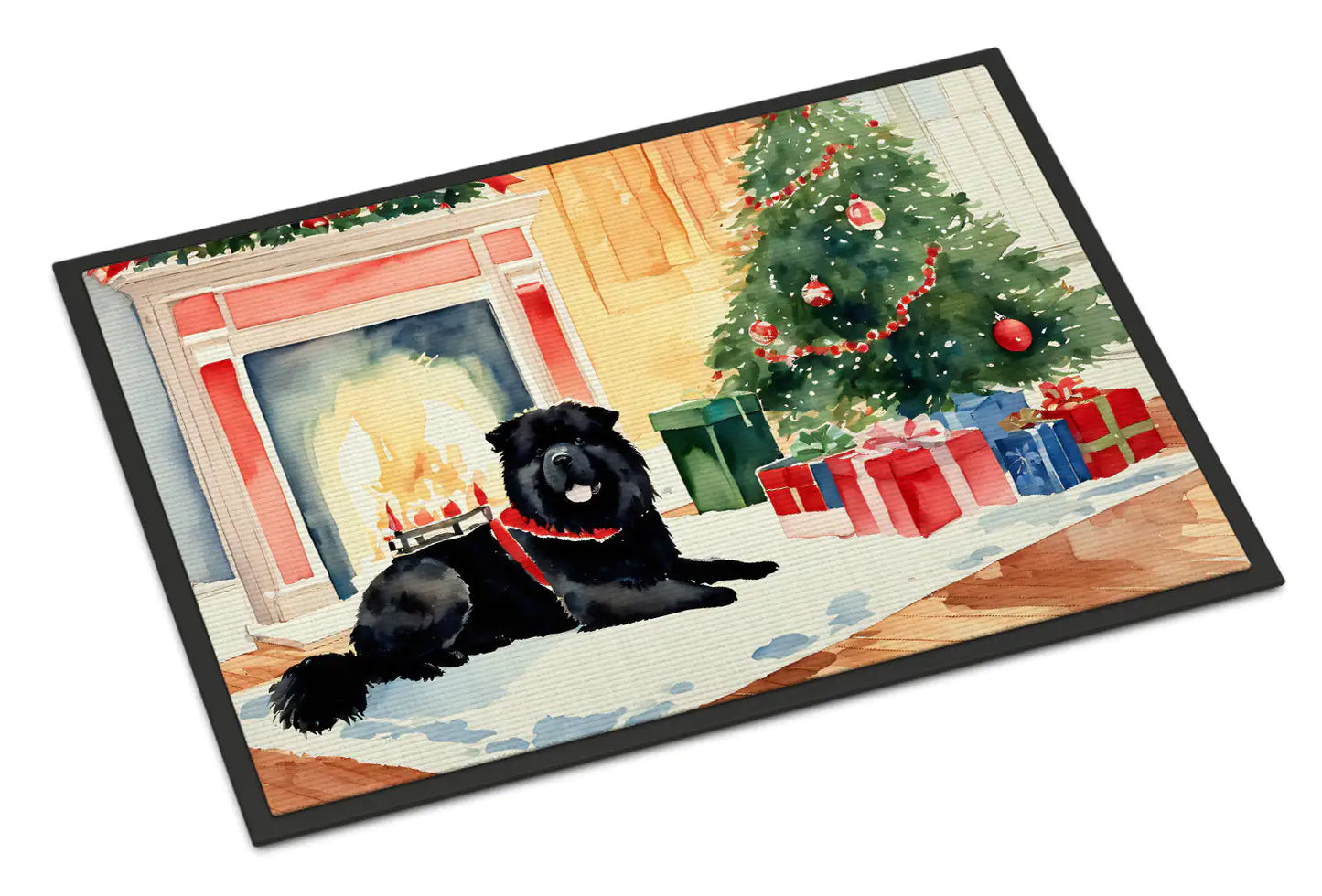 Chow Chow Cozy Christmas Doormat