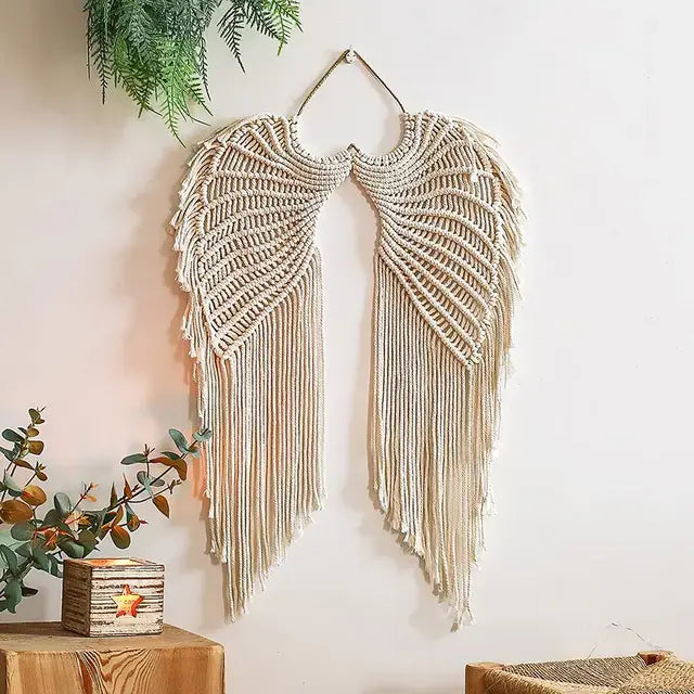 Angel Wall-Hanging Dream Catcher Boho Wall Decor