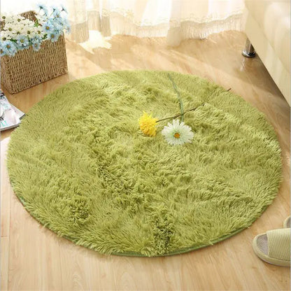 2024 New Warm Thick Round Rug Carpets