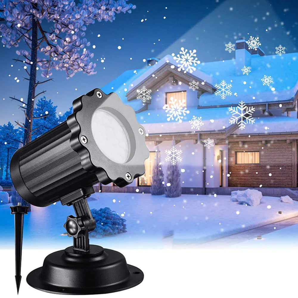 LED Snowflake Laser Projector for Christmas Decor