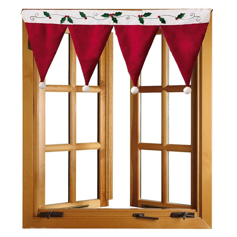 Merry Christmas Window Curtain