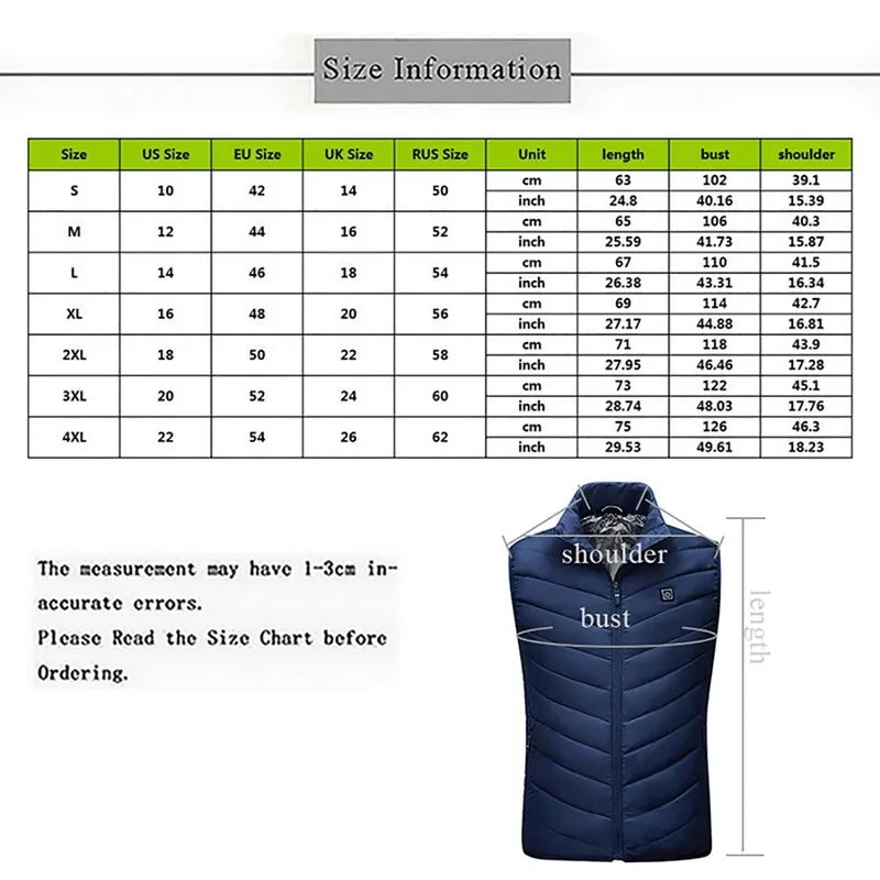 Winter Outdoor Heating Vest