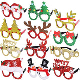 Sparkly Christmas Party Glasses