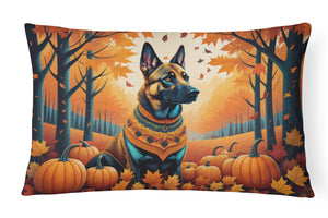 Belgian Malinois Fall Throw Pillow