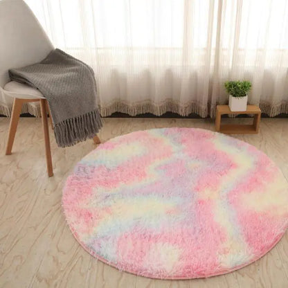 2024 New Warm Thick Round Rug Carpets