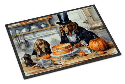 Bloodhound Fall Kitchen Pumpkins Doormat