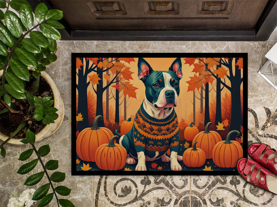 Pit Bull Terrier Fall Doormat
