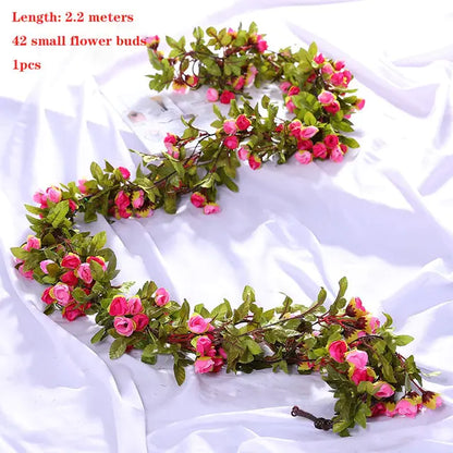 Wisteria Artificial Flower Vine Wreath