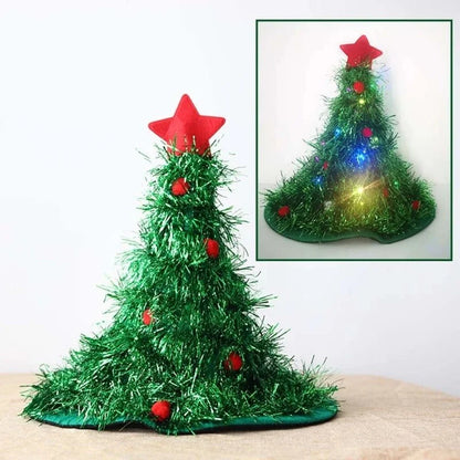 Festive Christmas Tree Hat