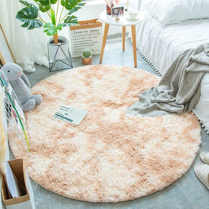 2024 New Warm Thick Round Rug Carpets