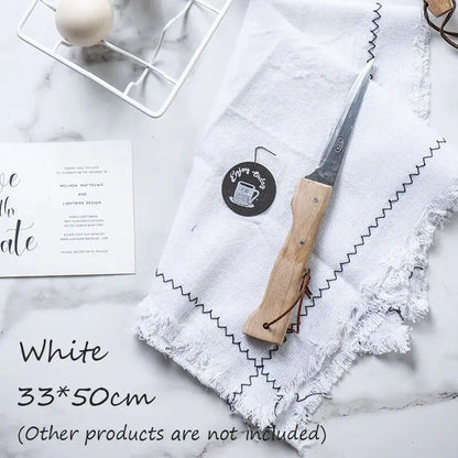 Simple Style Flax Napkin Photography Towels