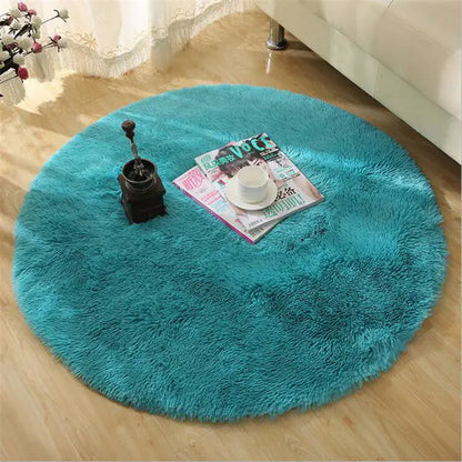 2024 New Warm Thick Round Rug Carpets