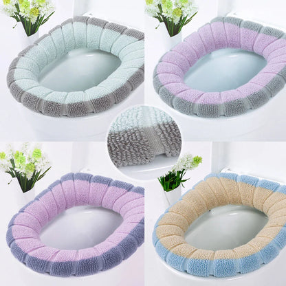 Universal Warm Soft Washable Toilet Seat Cover