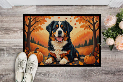 Bernese Mountain Dog Fall Doormat