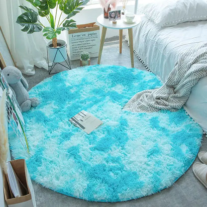 2024 New Warm Thick Round Rug Carpets